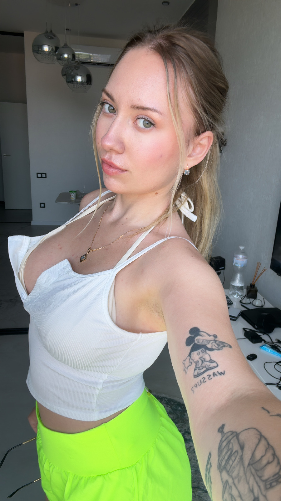 KateV in her underwear in Feira di Santana