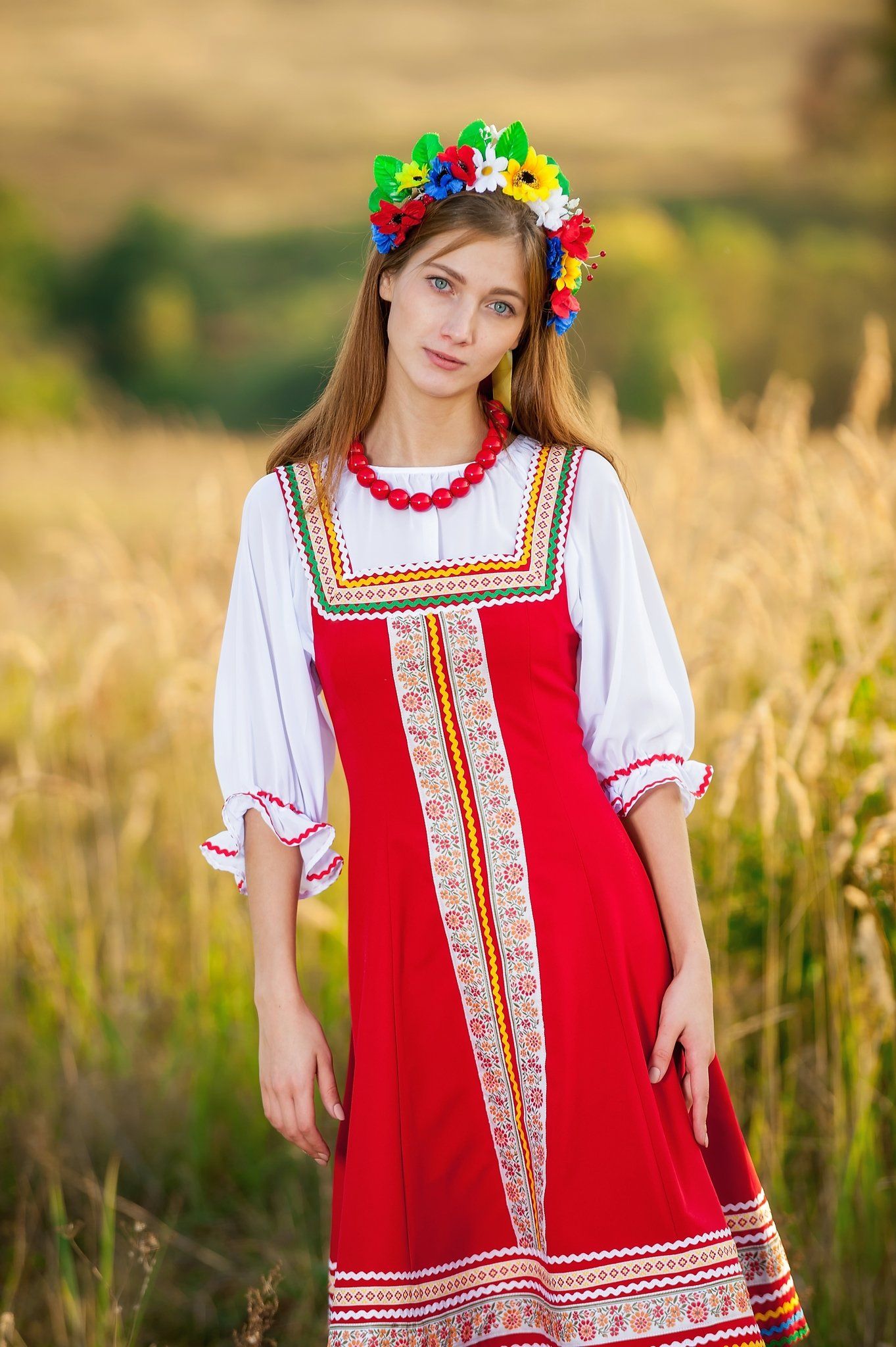 Women in Slavic costumes in Feira di Santana