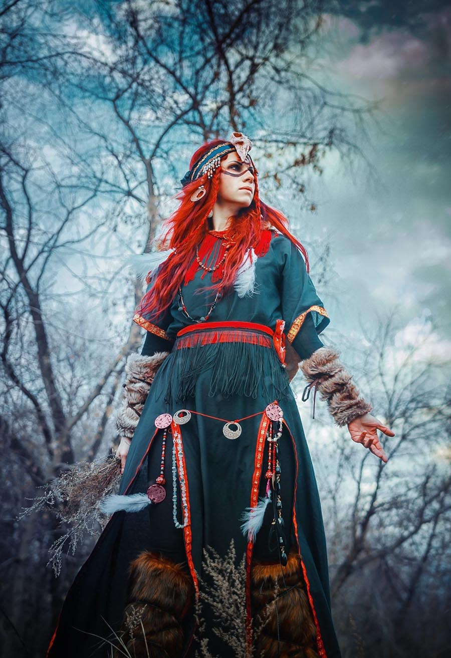 Girls in Slavic costumes underwear in Feira di Santana